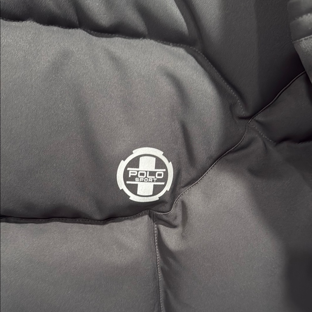 Polo Sport Gray Puffer Jacket for Men - Picture 3 of 4